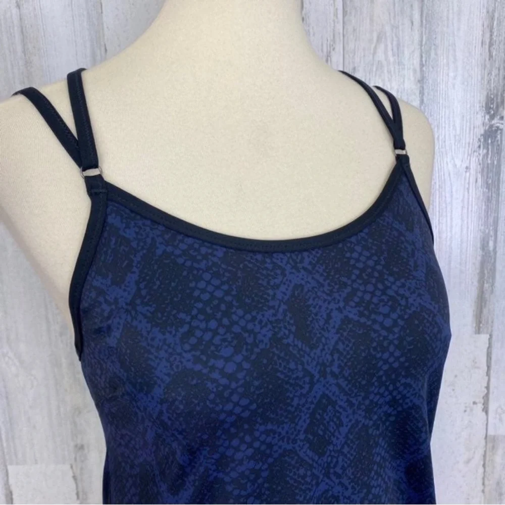 Athleta Snake Bra Cup Blousy Tankini - Picture 6 of 9